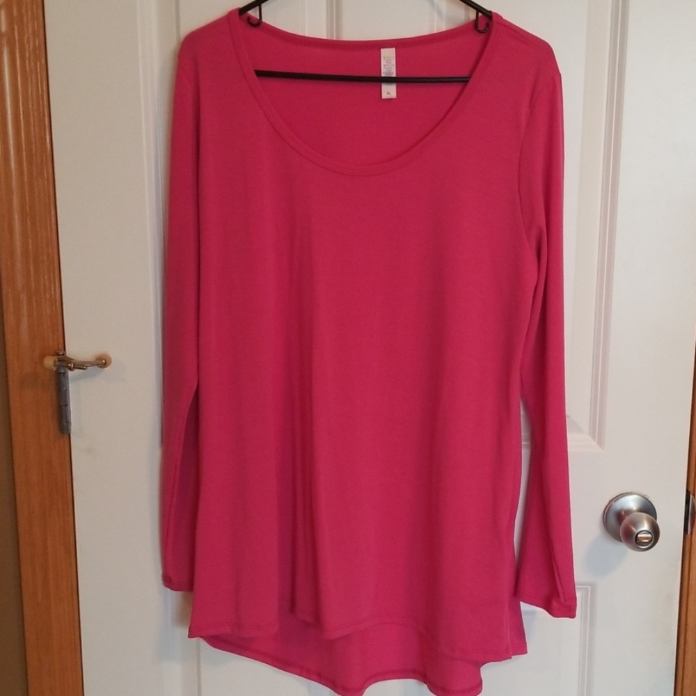 Lularoe XL Lynnae hot pink